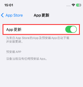 如皋苹果15维修中心如何让iPhone15APP自动更新