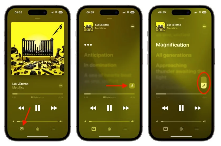 如皋苹果服务网点分享iOS 16.2 全新功能：在 iPhone 或 iPad 上使用 Apple Music 唱歌 